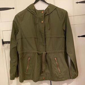 St. John's Bay Khaki Green Utility Jacket. Size Large. Excellent condition.